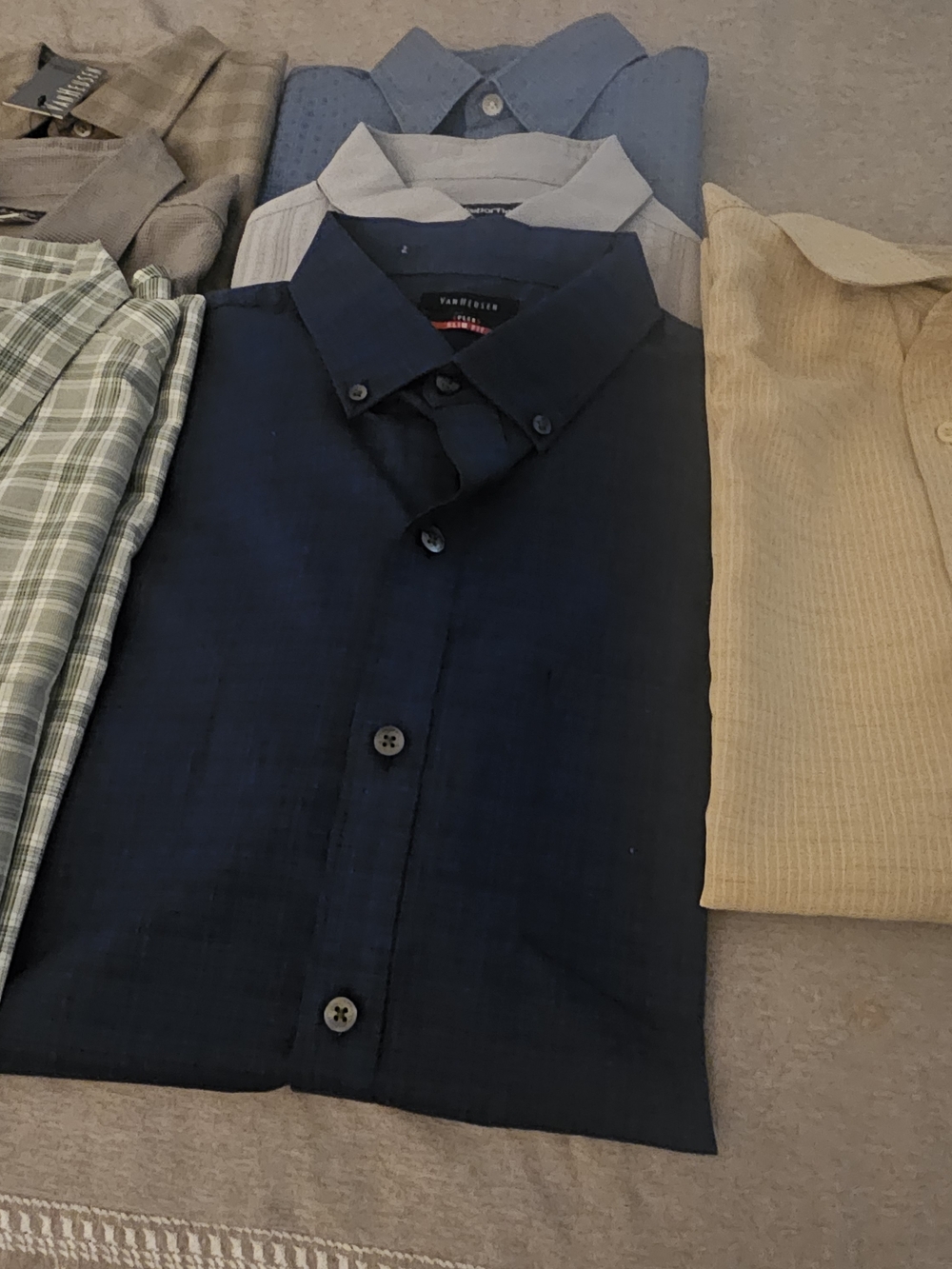 Bundle 7 Shirts New 4 M. 3L Short Sleeve 1 Whit a tags Others Without
